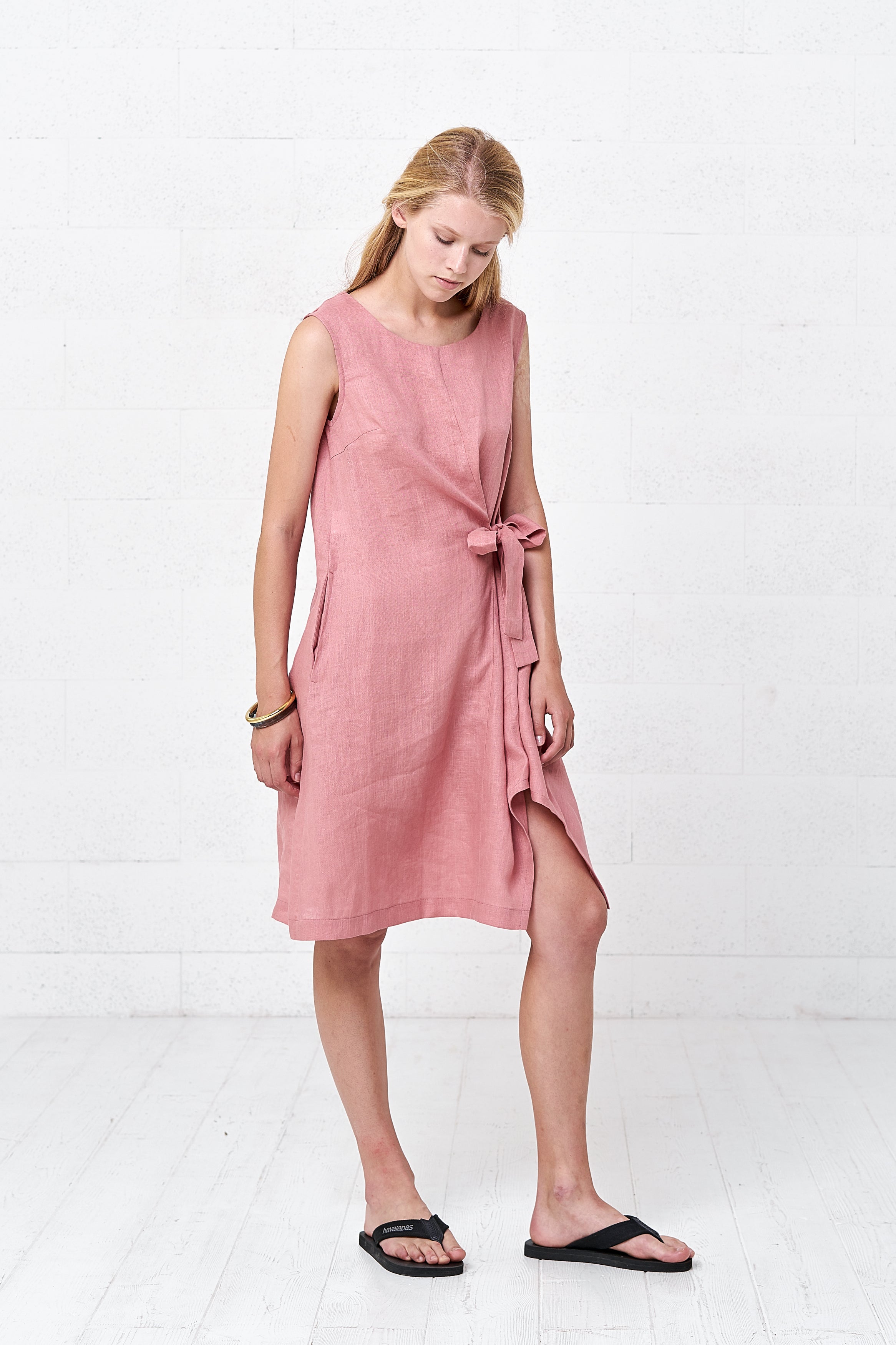 Stella rosa clearance linen dress