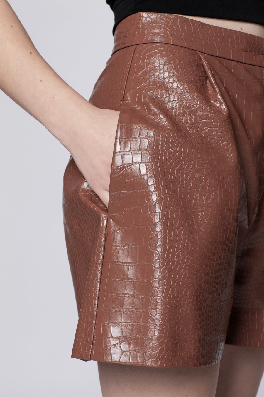 PANTALONCINI MARRONE VIENNA