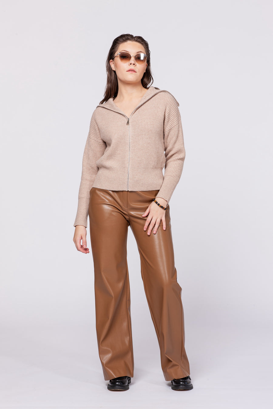 CARDIGAN/beige 8879 MAGLIONE