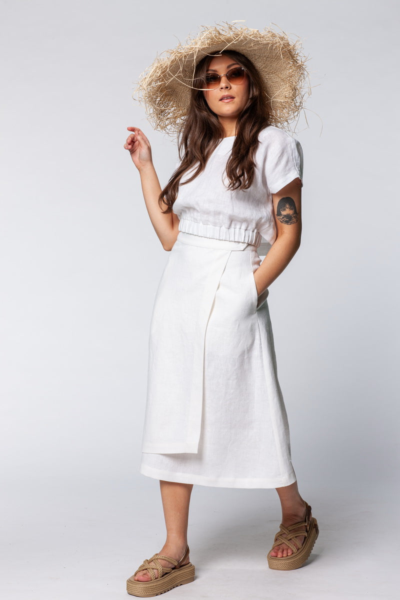 LININIS  Acacia/ white SIJONAS