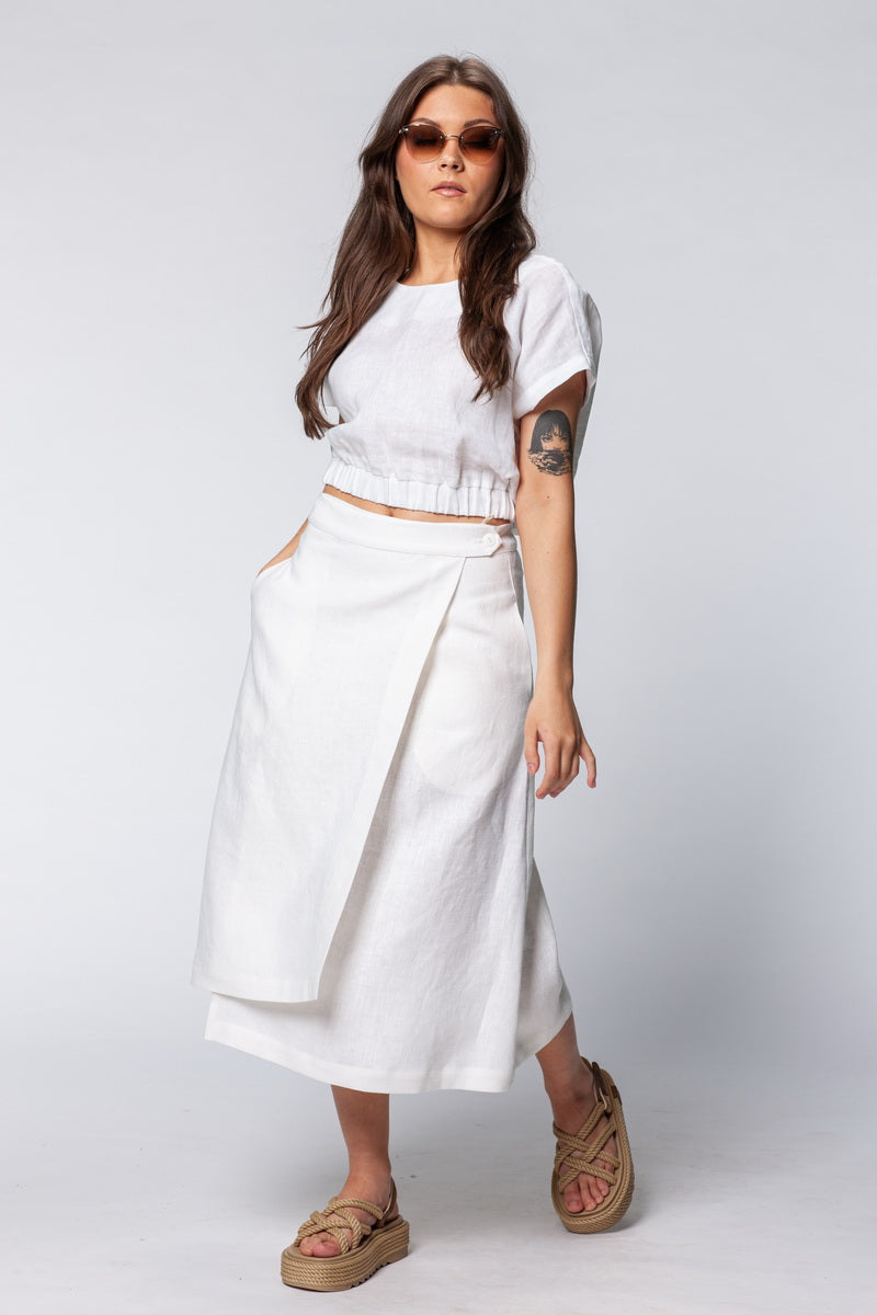 LININIS  Acacia/ white SIJONAS