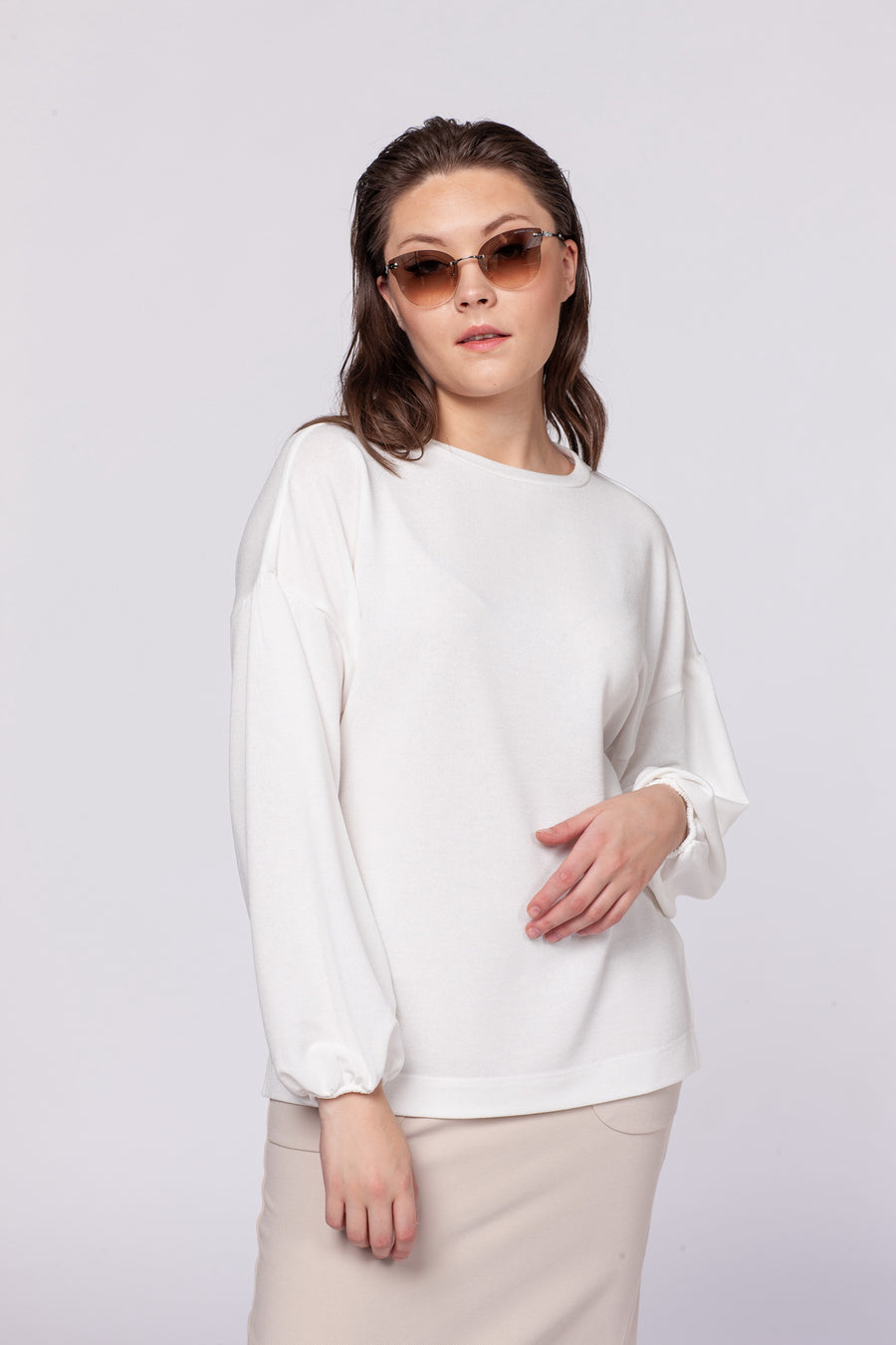 MANGO WHITE BLOUSE