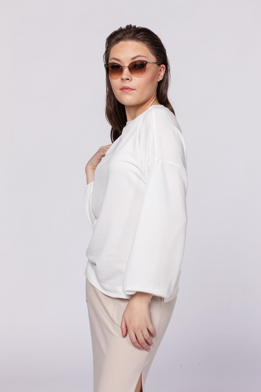 MANGO WHITE BLOUSE