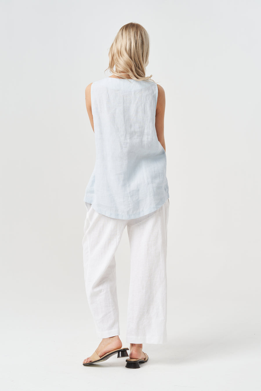 GENEVA LINEN BLOUSE