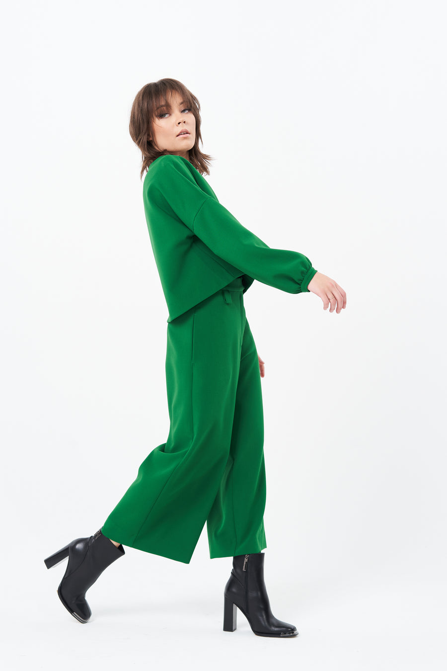 MARION GREEN TROUSERS