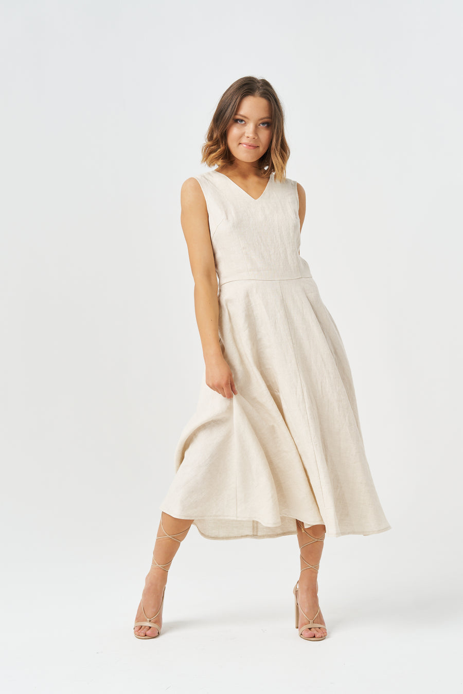 Cecil linen dress